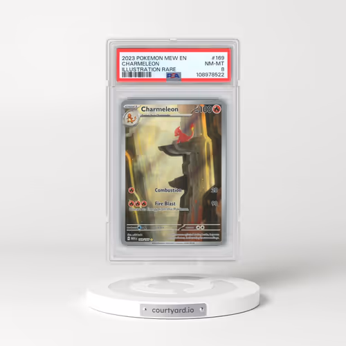 2023 Pokémon Mew EN-151 #169 Charmeleon - Illustration Rare (PSA 8 NM-MT)