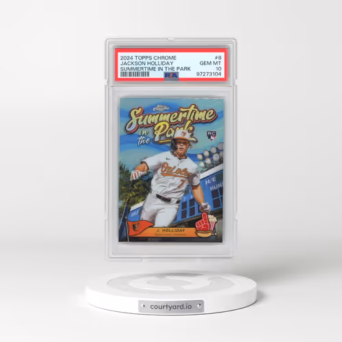 2024 Topps Chrome Summertime in the Park #8 Jackson Holliday (PSA 10 GEM MINT)