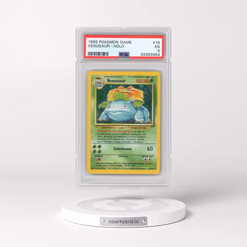 1999 Pokémon Game #15 Venusaur - Holo (PSA 5 EX)