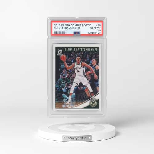 2018 Panini Donruss Optic #85 Giannis Antetokounmpo (PSA 10 GEM MINT)