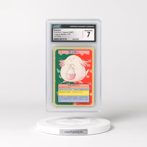 1997 (Only One Pokémon) Original Series #113 Chansey - (Blue Back) 1st Print (CGC 7 NM)
