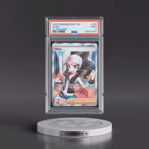 2025 Pokémon Wht EN-White Flare #164 Hilda - Ultra Rare (PSA 9 MINT)