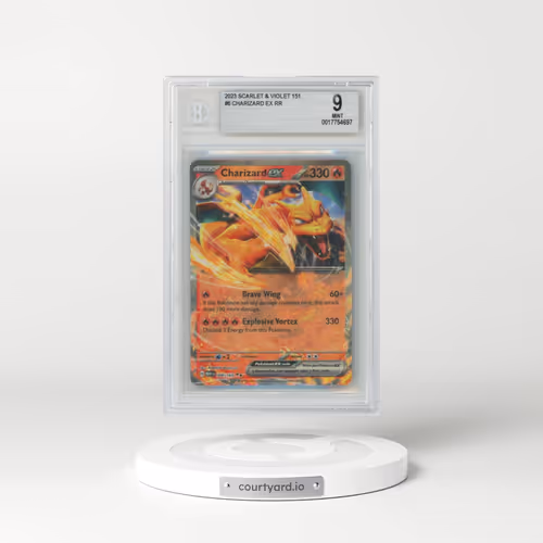 2023 Scarlet & Violet 151 - MEW EN #006 Charizard ex (BGS 9 MINT)