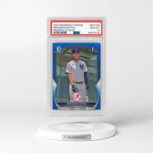 2023 Bowman Chrome Prospects #BCP188 Brandon Mayea - Blue Refractor (PSA 10 GEM MINT)