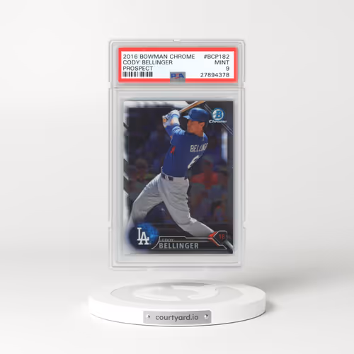 2016 Bowman Chrome Prospects #BCP182 Cody Bellinger (PSA 9 MINT)