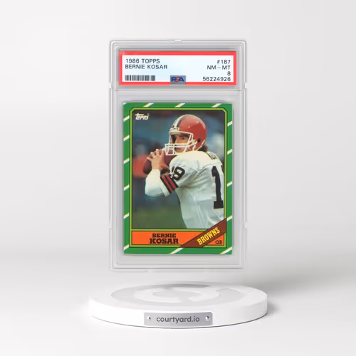 1986 Topps #187 Bernie Kosar (PSA 8 NM-MT)