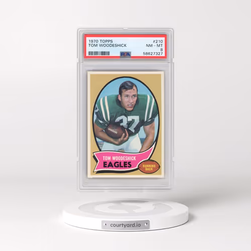 1970 Topps #210 Tom Woodeshick (PSA 8 NM-MT)