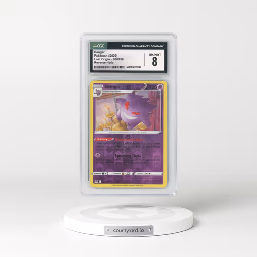 2022 Lost Origin #066/196 Gengar - Reverse Holo (CGC 8 NM-MT)