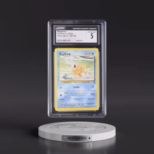 2000 Base Set 2 #50/130 Magikarp (CGC 5 EX)