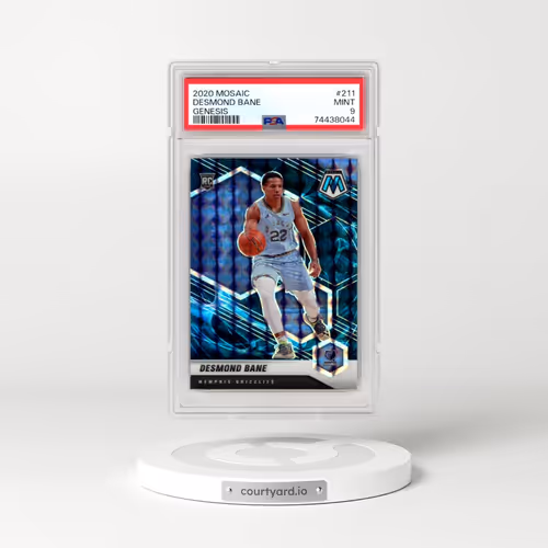 2020 Panini Mosaic #211 Desmond Bane - Genesis (PSA 9 MINT)