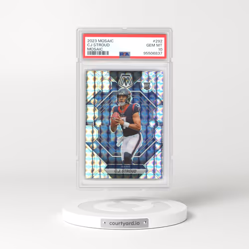 2023 Panini Mosaic #292 CJ Stroud - Mosaic (PSA 10 GEM MINT)