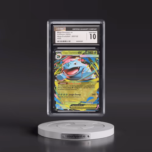 2025 Mega Evolution - MEG EN #003/132 Mega Venusaur ex - Holo (CGC 10 GEM MINT)