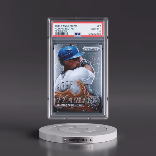 2013 Panini Prizm Fearless #F7 Adrian Beltre (PSA 10 GEM MINT)