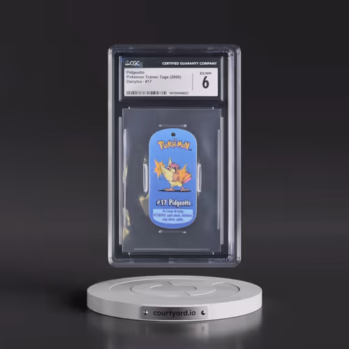 2000 Pokémon Trainer Tags (2000 Dairylea) - English #17 Pidgeotto (CGC 6 EX-NM)