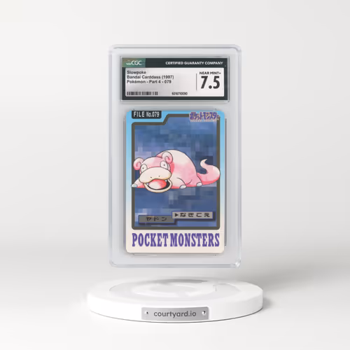 1997 (Pocket Monsters on Bottom) Part 4 #079 Slowpoke (CGC 7.5 NM+)