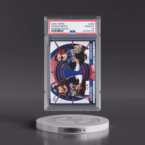 2025 Topps Dynamic Duos #DD6 Dylan Crews/James Wood (PSA 10 GEM MINT)