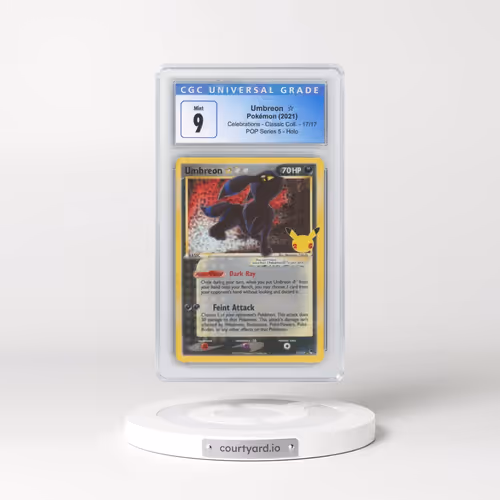 2021 Celebrations - Classic Collection #17/17 Umbreon â?? - POP Series 5 Holo (CGC 9 MINT)