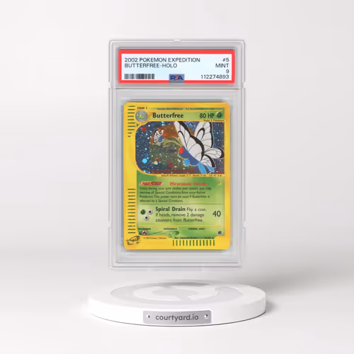 2002 Pokémon Expedition #5 Butterfree - Holo (PSA 9 MINT)