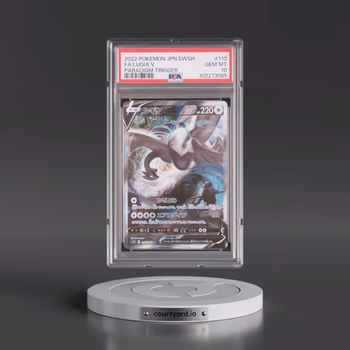 2022 Pokémon Sword & Shield Paradigm Trigger #110 Lugia V - Holo Full Art (PSA 10 GEM MINT)
