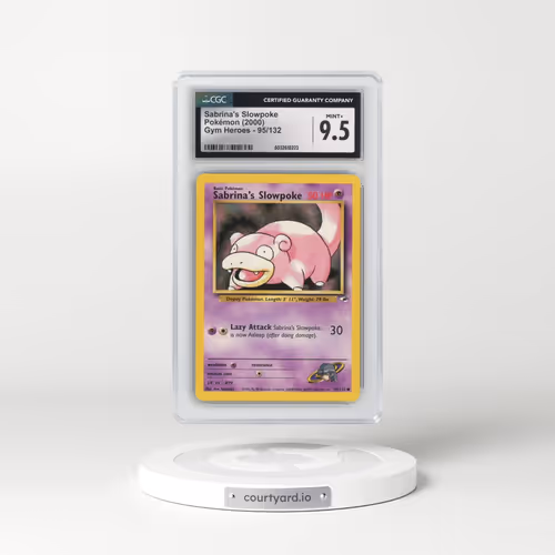 2000 Gym Heroes #95/132 Sabrina's Slowpoke (CGC 9.5 MINT+)