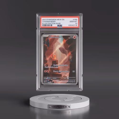 2023 Pokémon Mew EN-151 #168 Charmander - Illustration Rare (PSA 10 GEM MINT)