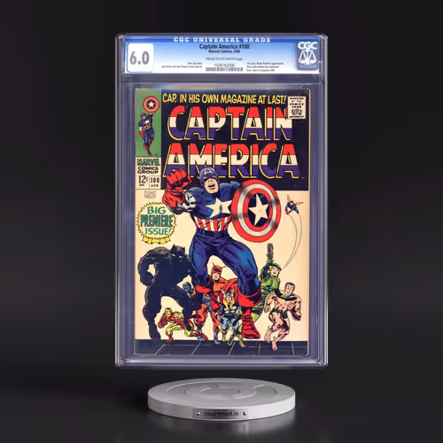 Captain America #100 CGC 6.0 Cream to Off-white Pages (Marvel Comics, 4/68) - Universal