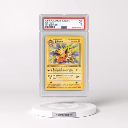 1999 Pokémon Jungle #20 Jolteon - 1st Edition (PSA 7 NM)