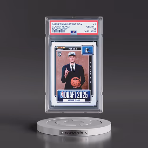 2025 Panini Instant NBA Draft Night #1 Cooper Flagg (PSA 10 GEM MINT)