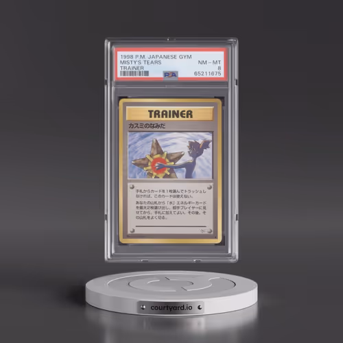 1998 Pokémon Gym Misty's Tears - Trainer (PSA 8 NM-MT)