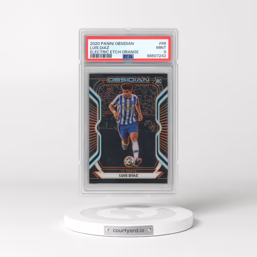 2020 Panini Obsidian #66 Luis Diaz - Electric Etch Orange (PSA 9 MINT)