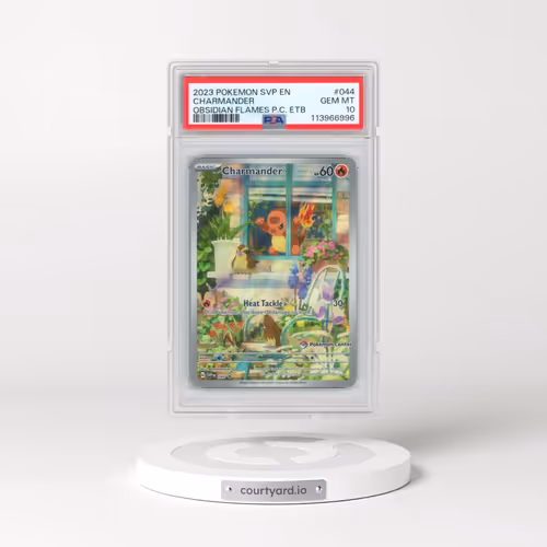 2023 Pokémon Svp EN-SV Black Star Promo #044 Charmander - Obsidian Flames Pokemon Center Elite Trainer Box (PSA 10 GEM MINT)