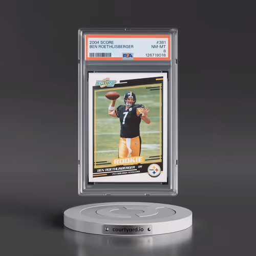 2004 Score #381 Ben Roethlisberger (PSA 8 NM-MT)