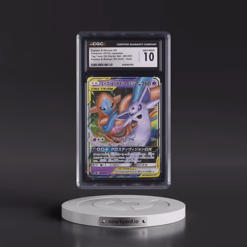 2019 Tag Team GX Starter Set #001/031 Espeon & Deoxys GX - Espeon & Deoxys GX Deck (Holo) (C