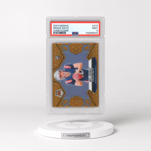 2024 Panini Mosaic #273 Drake Maye - Honeycomb (PSA 9 MINT)