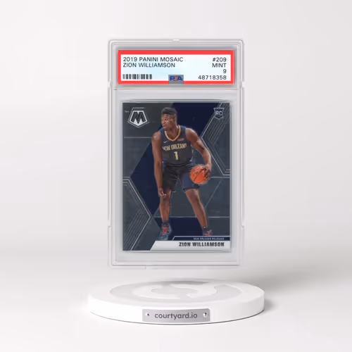 2019 Panini Mosaic #209 Zion Williamson (PSA 9 MINT)
