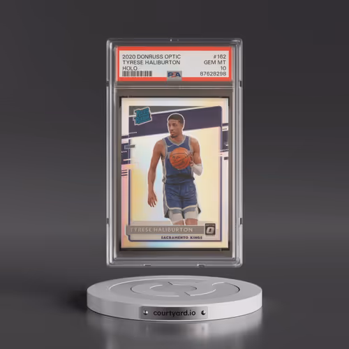2020 Panini Donruss Optic #162 Tyrese Haliburton - Holo (PSA 10 GEM MINT)