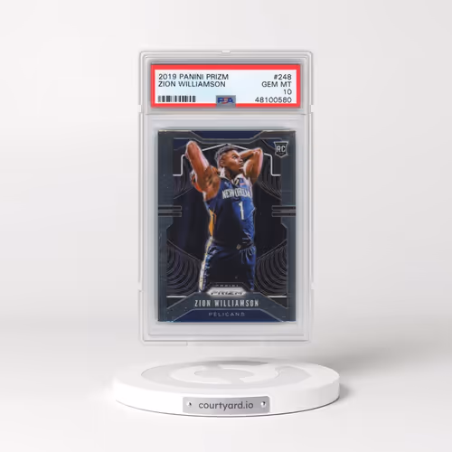 2019 Panini Prizm #248 Zion Williamson (PSA 10 GEM MINT)