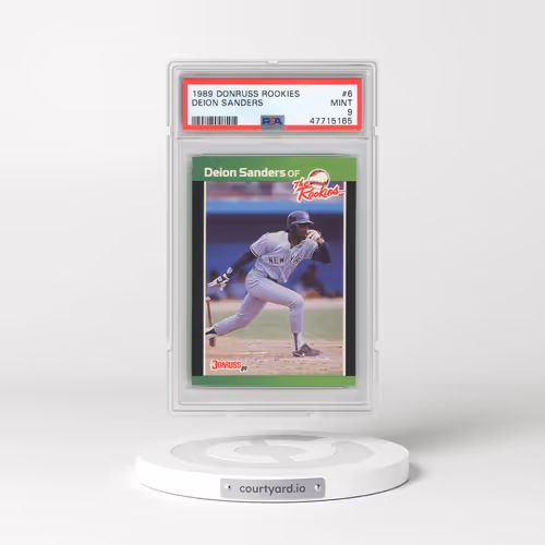 1989 Donruss Rookies #6 Deion Sanders (PSA 9 MINT)