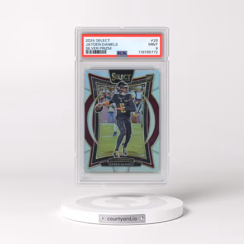2024 Panini Select #26 Jayden Daniels - Silver Prizm (PSA 9 MINT)