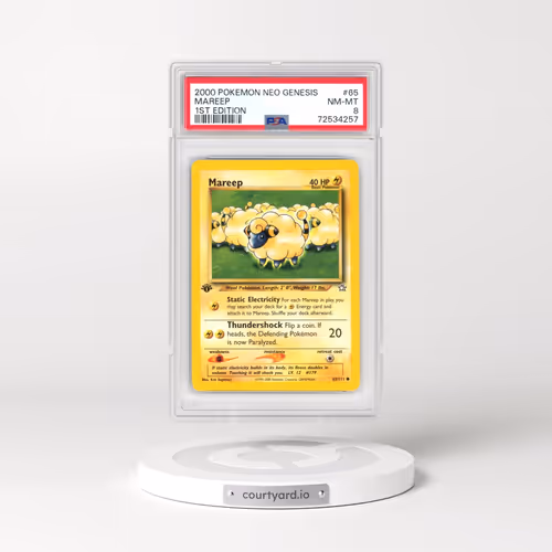 2000 Pokémon Neo Genesis #65 Mareep - 1st Edition (PSA 8 NM-MT)