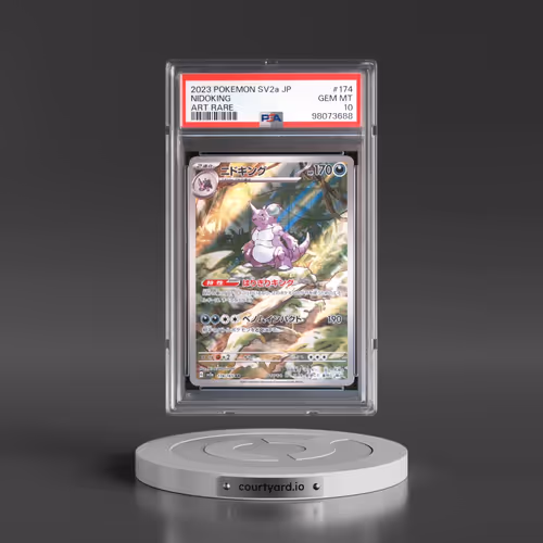 2023 Pokémon Sv2a-Pokemon 151 #174 Nidoking - Art Rare (PSA 10 GEM MINT)