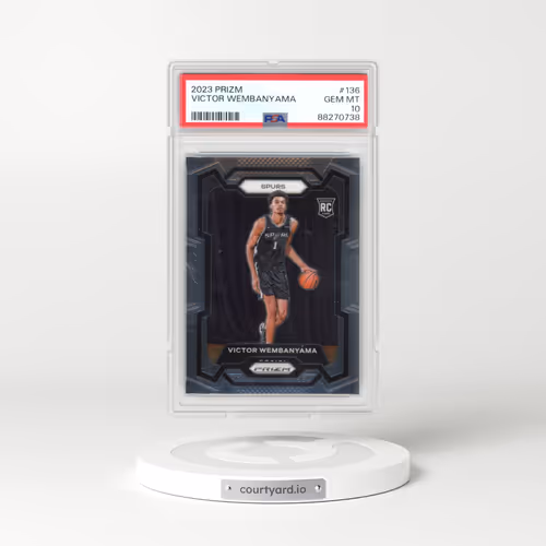 2023 Panini Prizm #136 Victor Wembanyama (PSA 10 GEM MINT)
