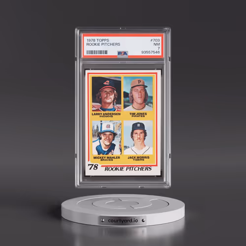 1978 Topps #703 Rookie Pitchers (PSA 7 NM)
