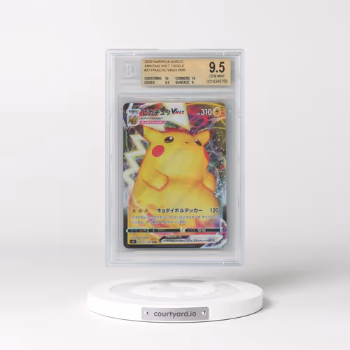2020 Amazing Volt Tackle #031 Pikachu VMAX - Holo (BGS 9.5 GEM MINT)