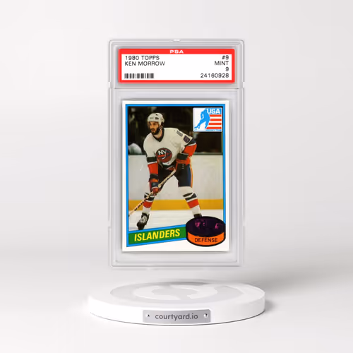 1980 Topps #9 Ken Morrow (PSA 9 MINT)
