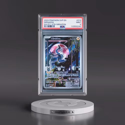 2023 Pokémon Svp EN-SV Black Star Promo #013 Miraidon - Scarlet & Violet Pokemon Center Elite Traine
