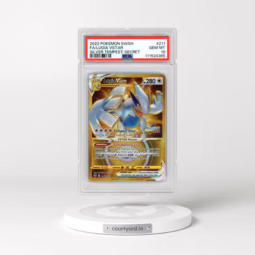 2022 Pokémon Sword & Shield Silver Tempest #211 Lugia Vstar - Full Art Secret (PSA 10 GEM MINT)