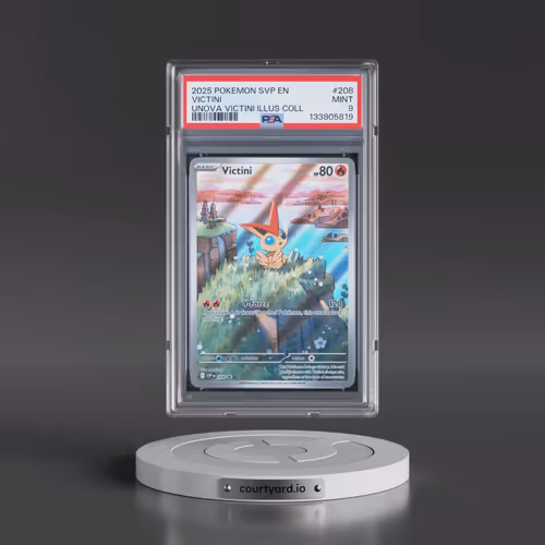 2025 Pokémon Svp EN-SV Black Star Promo #208 Victini - Unova Victini Illustration Collection (PSA 9