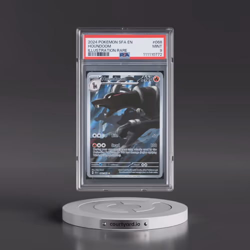 2024 Pokémon Sfa EN-Shrouded Fable #066 Houndoom - Illustration Rare (PSA 9 MINT)