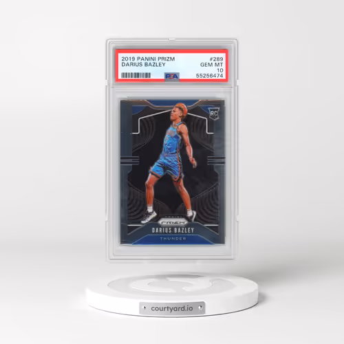 2019 Panini Prizm #289 Darius Bazley (PSA 10 GEM MINT)